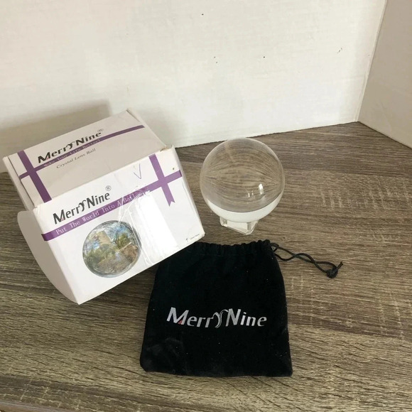 Merry Nine  Crystal Lens Ball - Picture 1 of 7